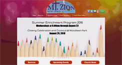 Desktop Screenshot of mtzionwoodlawn.com